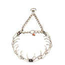 Collar de adiestramiento ULTRA-PLUS con placa central y cadena de montaje – Acero inoxidable