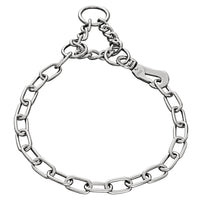 Collar martingala, ajustable – con gancho SPRENGER, acero inoxidable, 3,0 mm