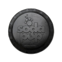 SP Magnum Bottle Top Flyer Ultra Durable Rubber Retrieving Frisbee - Large - Black
