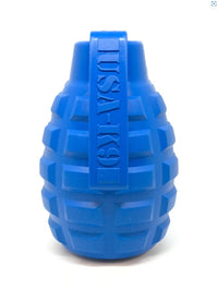 USA-K9 Grenade Durable Rubber Chew Toy & Treat Dispenser