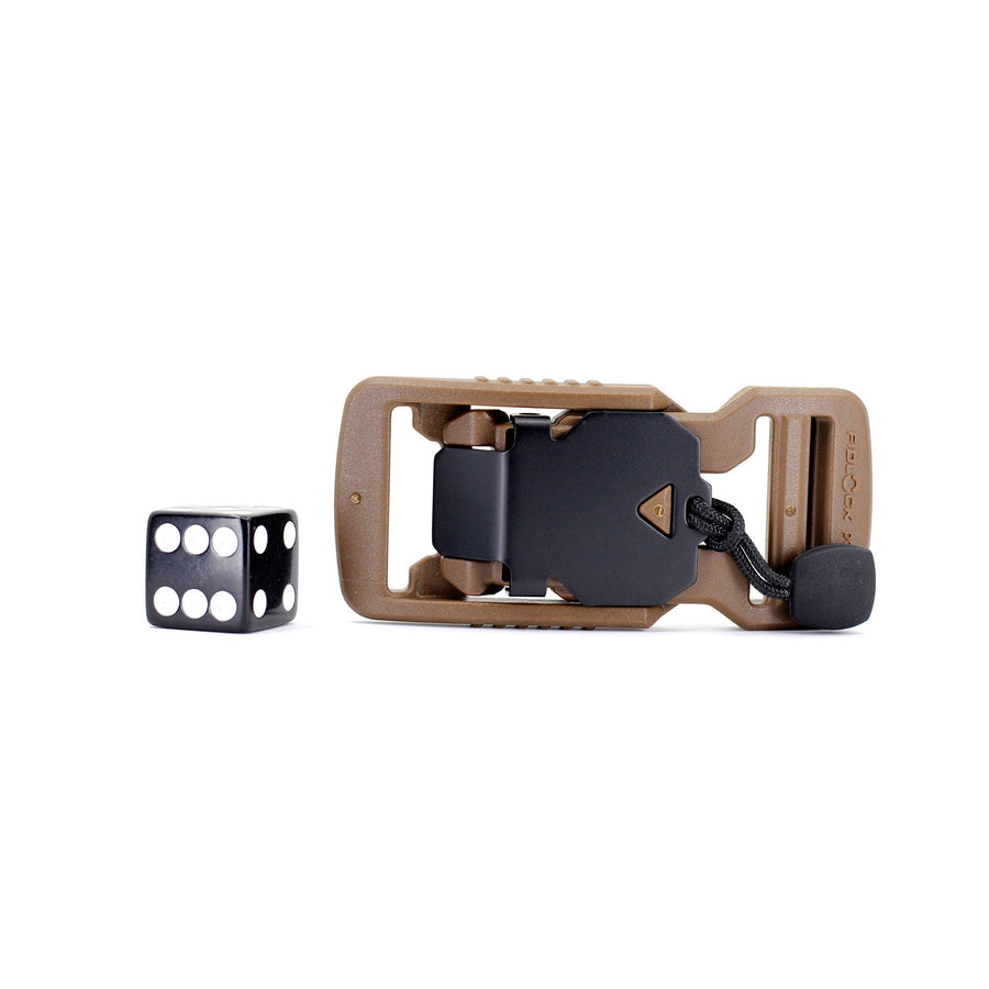 Fidlock V-buckle 25mm Earth Brown with Pull - Alpinhound Pet Co.