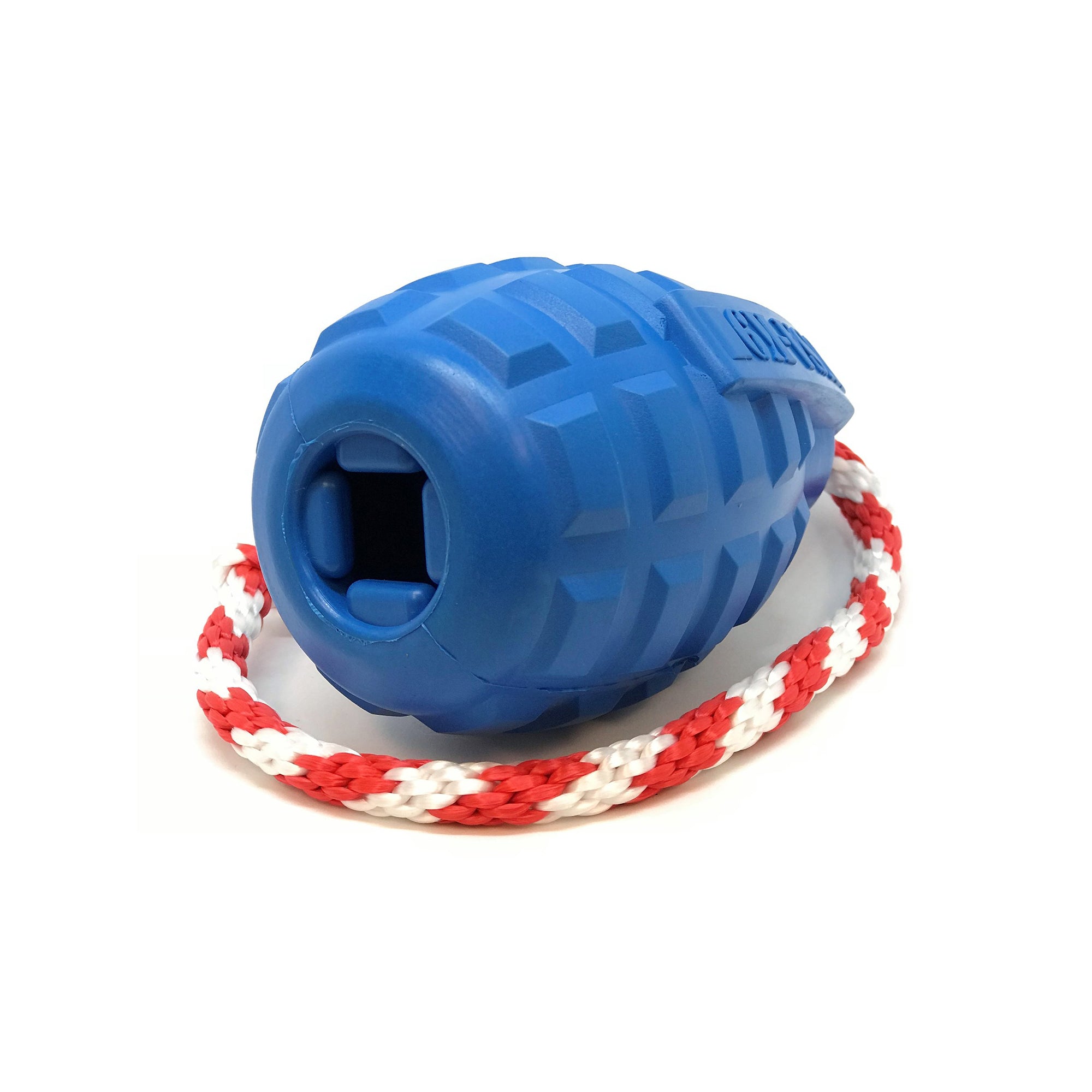 USA-K9 Grenade Durable Rubber Kauspielzeug, Leckerlispender, Belohnungsspielzeug, Schlepperspielzeug und Apportierspielzeug