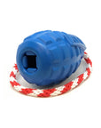 USA-K9 Grenade Durable Rubber Chew Toy, Treat Dispenser, Reward Toy, Tug Toy, and Retrieving Toy