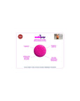 SP Puppy Bottle Top Flyer Langlebiger Apportier-Frisbee aus Gummi für Welpen – Pink