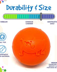 SP Smile Ball Ultra Durable Synthetic Rubber Chew Toy & Floating Retrieving Toy