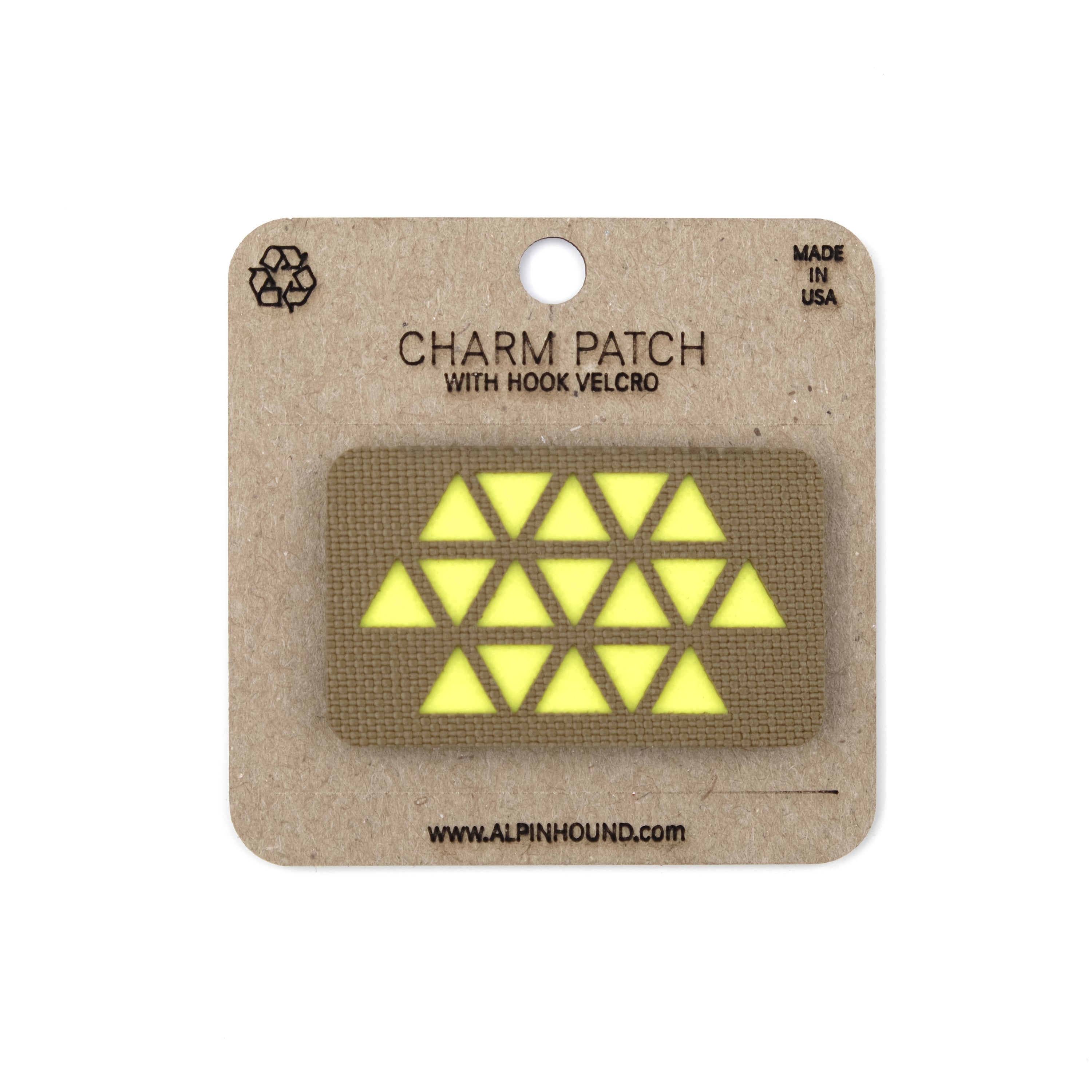 Triangle Array Charm Patch 1X1.5