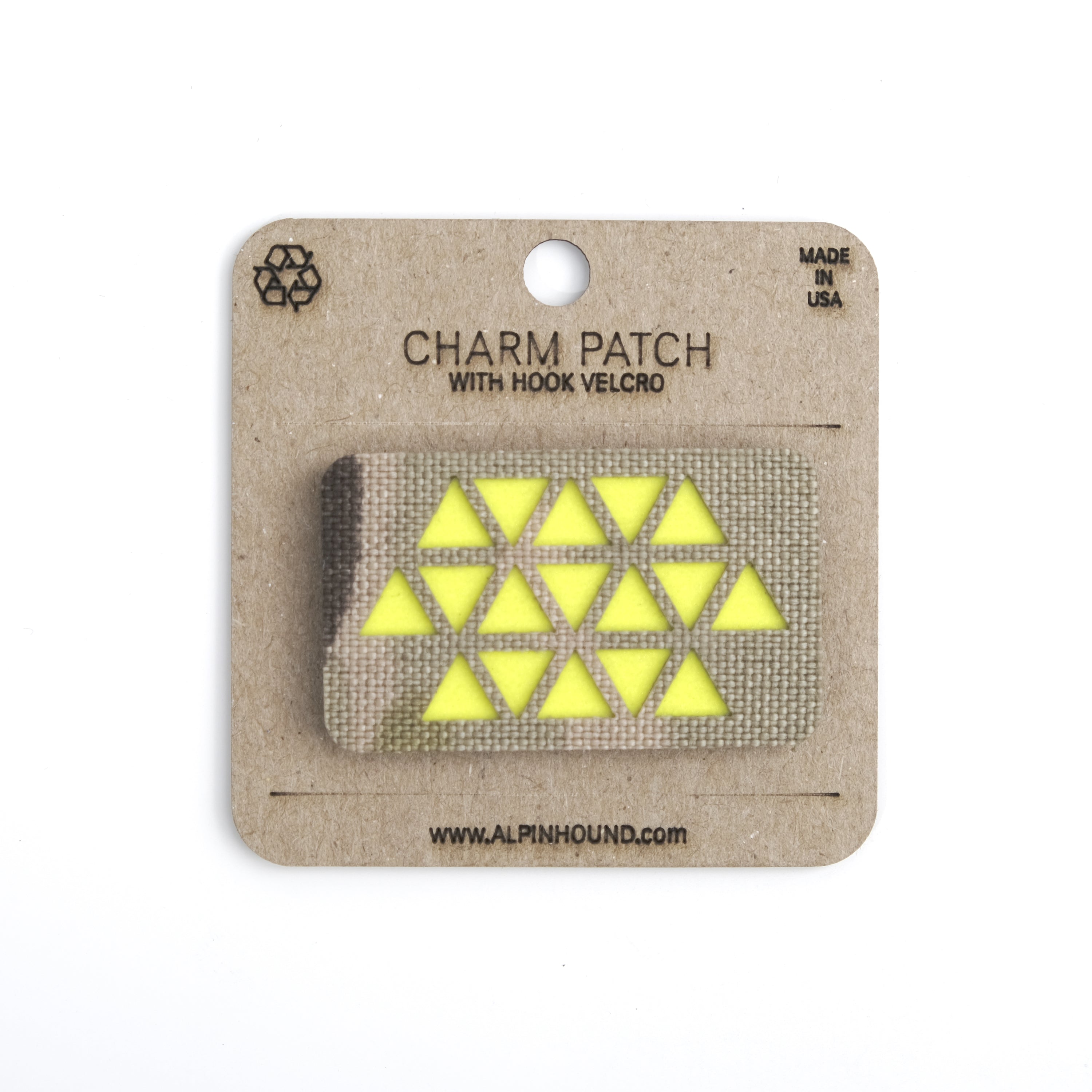 Triangle Array Charm Patch 1X1.5