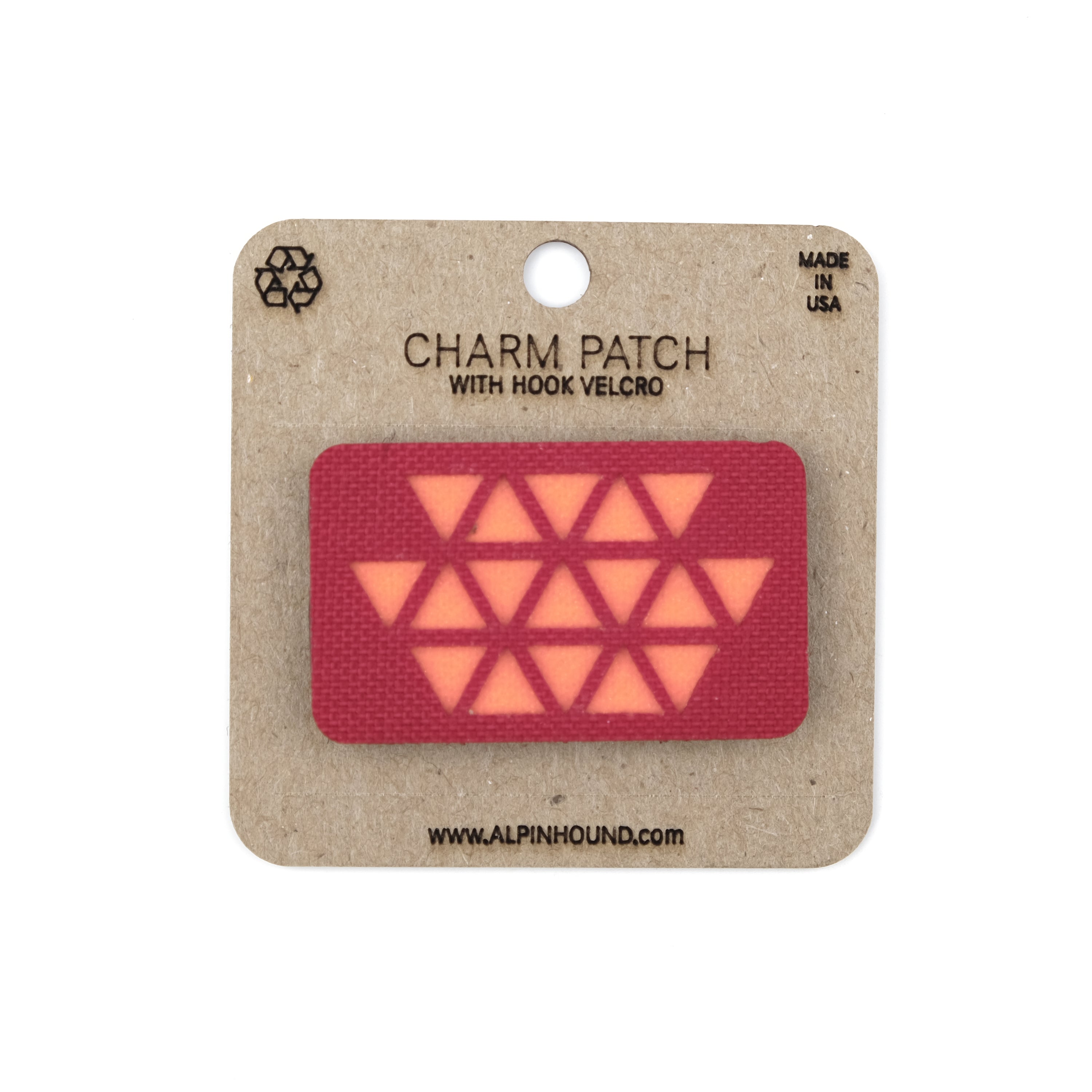 Triangle Array Charm Patch 1X1.5