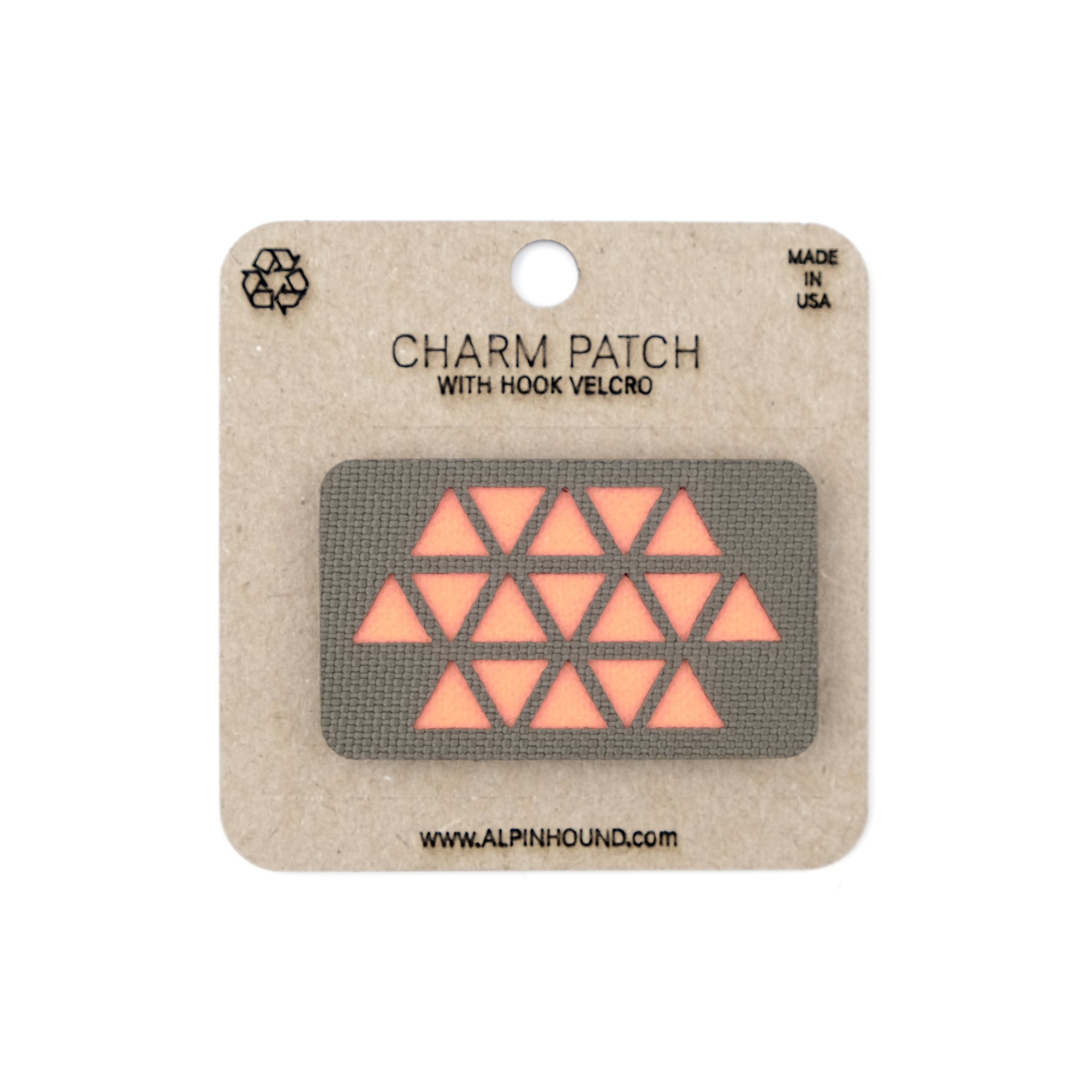 Triangle Array Charm Patch 1X1.5