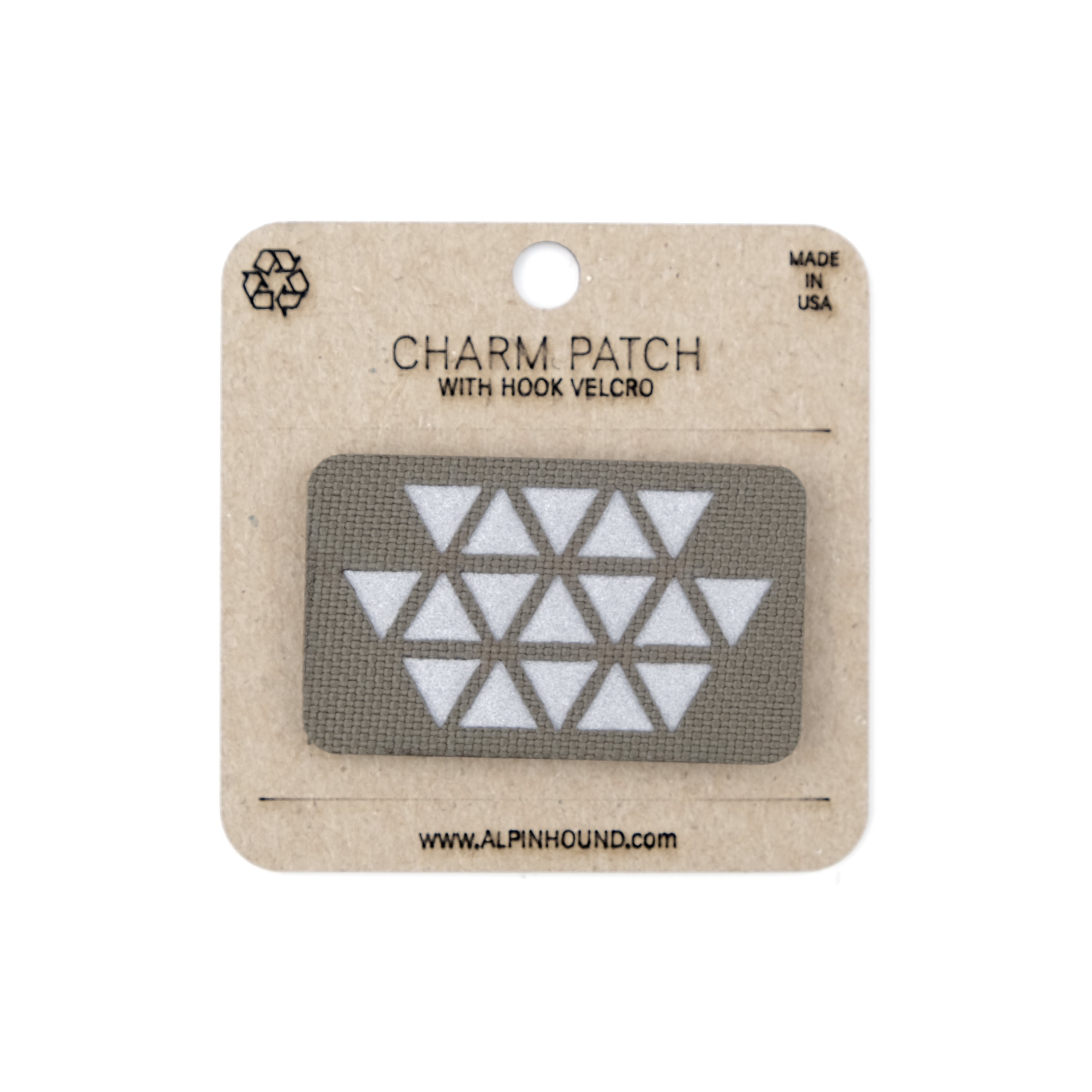 Triangle Array Charm Patch 1X1.5