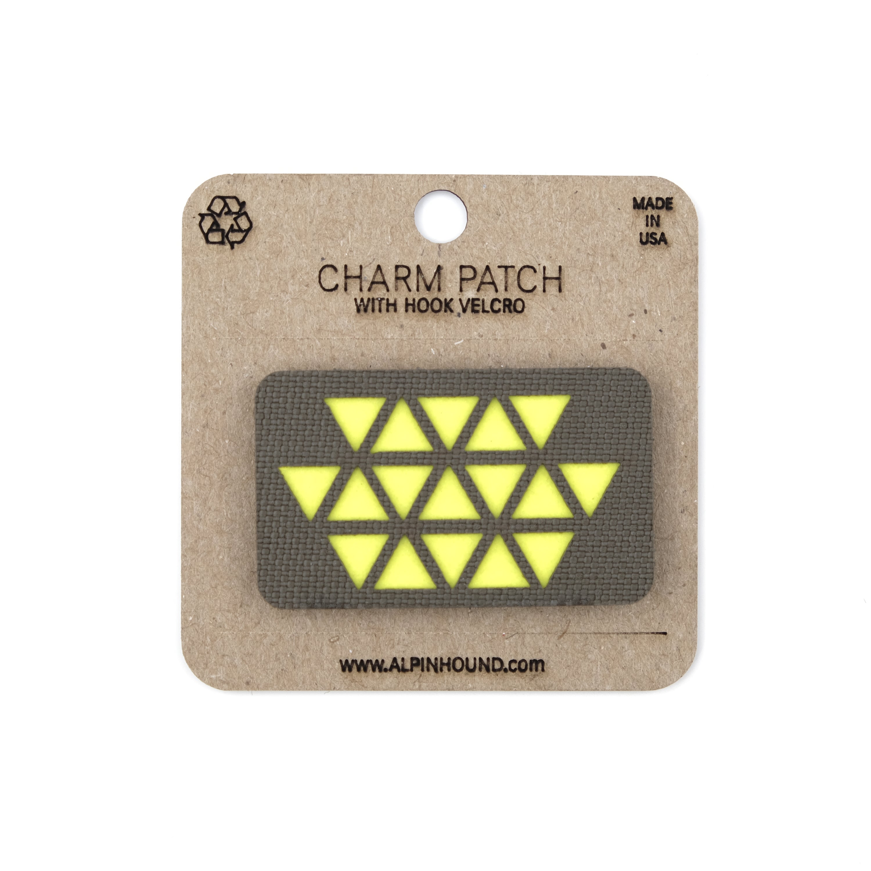Triangle Array Charm Patch 1X1.5