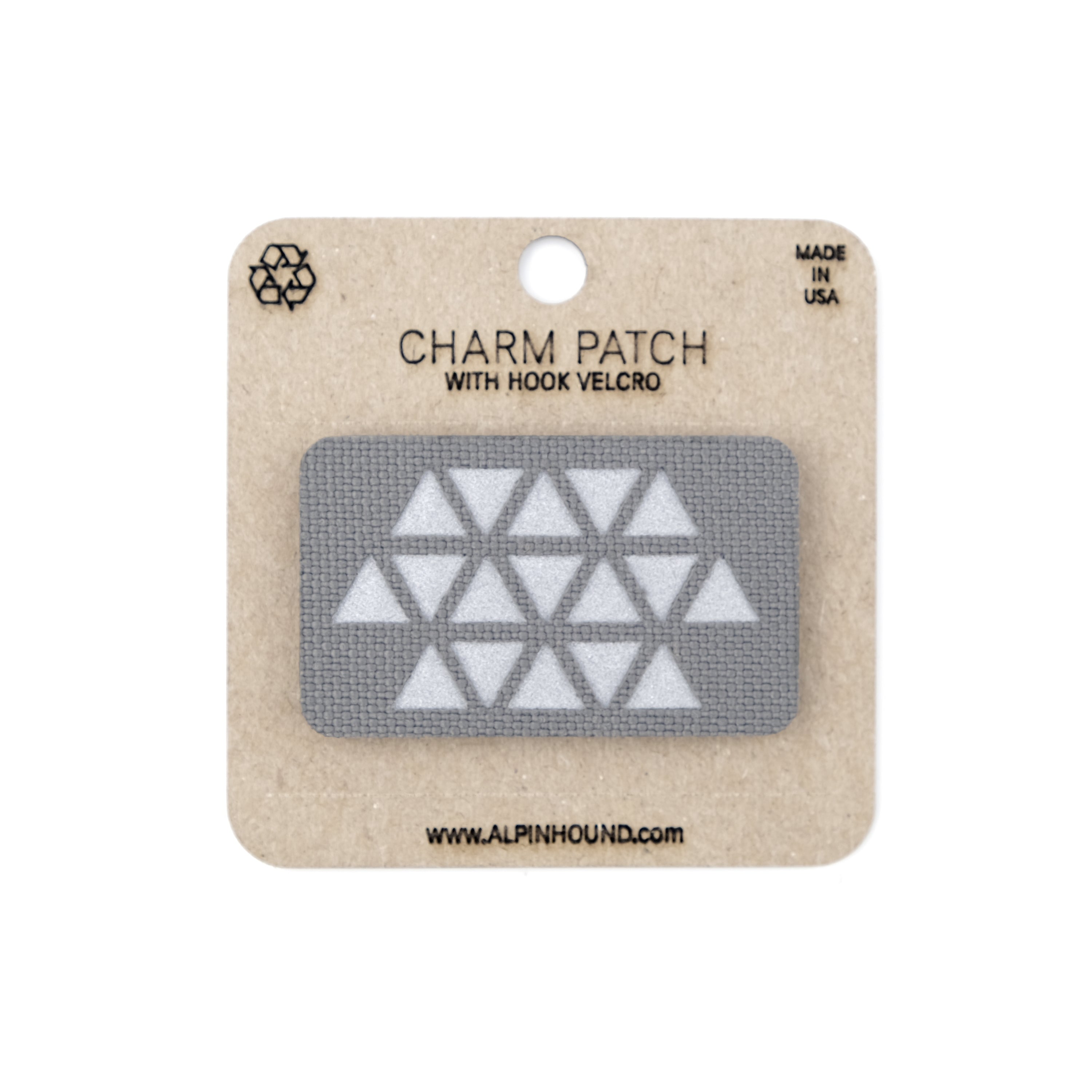 Triangle Array Charm Patch 1X1.5