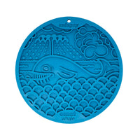 Whale Design EMat Enrichment Lick Mat with Suction Cups