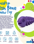 Fish Bone Ultra Durable Nylon Chew Toy