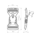 Fidlock® V-buckle 40mm LL Black with Pull - Alpinhound Pet Co.